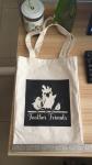 Canvas Customized Logo 25x37x5cm Shopping Tote Bag