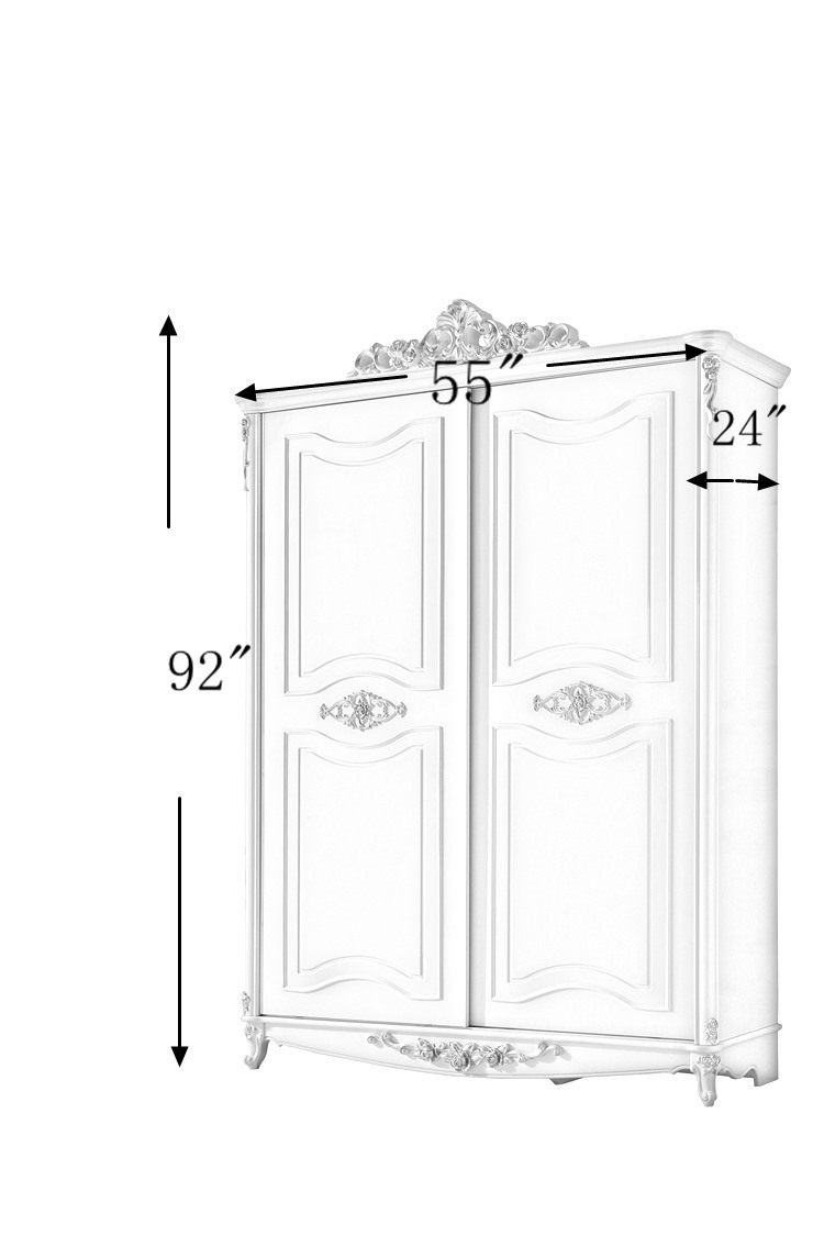Luxury antique italy Shabby chic wardrobe, armories for sale 607