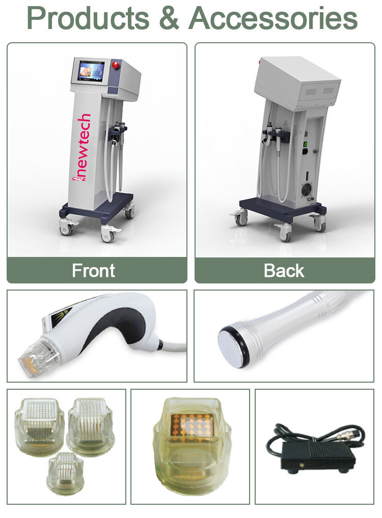 MRF SRF 200W Fractional RF Beauty Machine RF Microneedling Devices