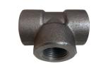 DN15 Carbon Forged Steel Threaded Tee Fittings
