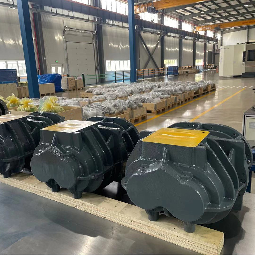 Customized Color Atlas Copco Air End Screw Air Compressor Rotor And Discharge End