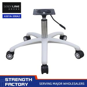 China rotary lifting Office Chair Metal Base Lifting Mechanism 60mm Wheels Dia 600mm wholesale
