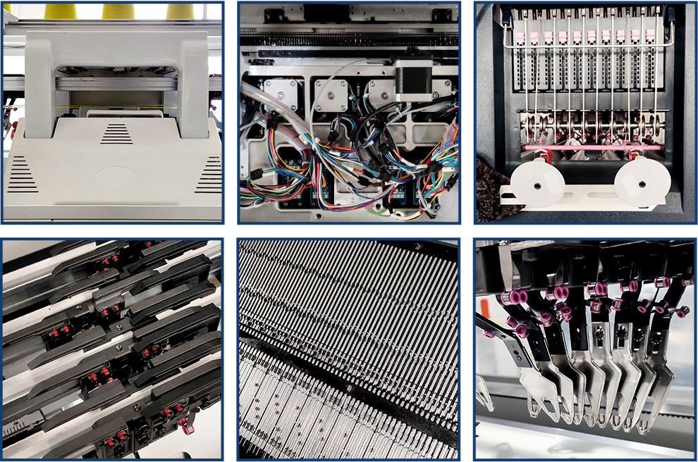 66'' Shoe Upper Knitting Machine Jacquard Computer Flat Knitting Machine