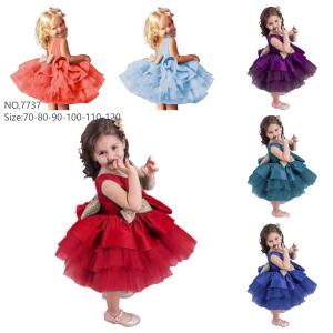 China girl's princess dress evening dress wear party dress ready goods ready to ship stock 35 wholesale