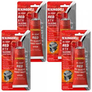 China Red RTV Silicone Gasket Sealant Sealer Waterproof Chemical Resistant on sale