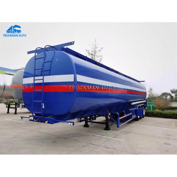 13 Tons Axle 40000 Liter Fuel Tanker Trailer With 4 Pcs Comdepartment