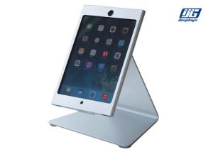 China Flexible Tablet IPad Display Stand Aluminum / Iron Profile 270° Tilt Angle wholesale