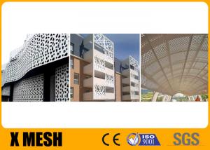 China 1 X 2m Perforated Metal Mesh Powder Coated Iso9001 Certificate For Balconies wholesale