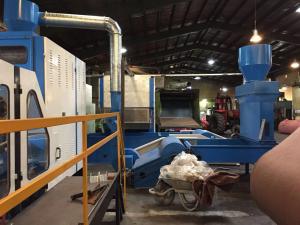 China Thermal bonding polyester bonded PET wadding machinery wholesale