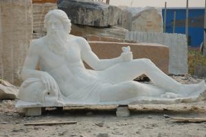 China marble sculpture with sitting pose wholesale