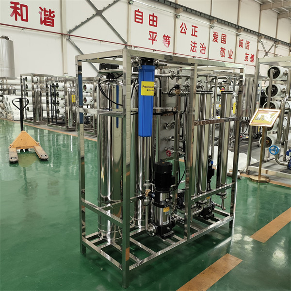 0.25 ton 2 Bottles RO Reverse Osmosis Water Treatment Filters Purify Machine in Wooden Case