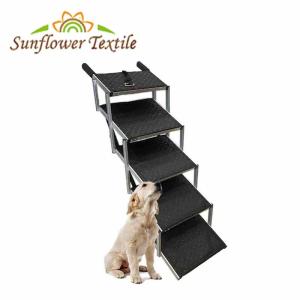 China Aluminum Outdoor Pet Gear Folding Pet Dog Ramp Stairs For Car wholesale