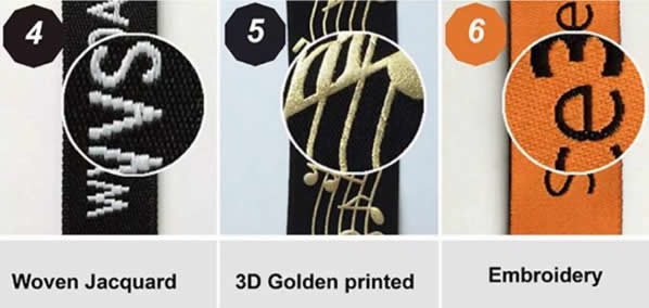 1" Wide Double-Layered Woven-In Lanyard, Cheap custom lanyards for giveaways and trade shows.