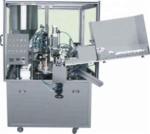 China Plastic Polymer Tube Sealing Equipment Filling Machine Cosmetics Black Matte wholesale