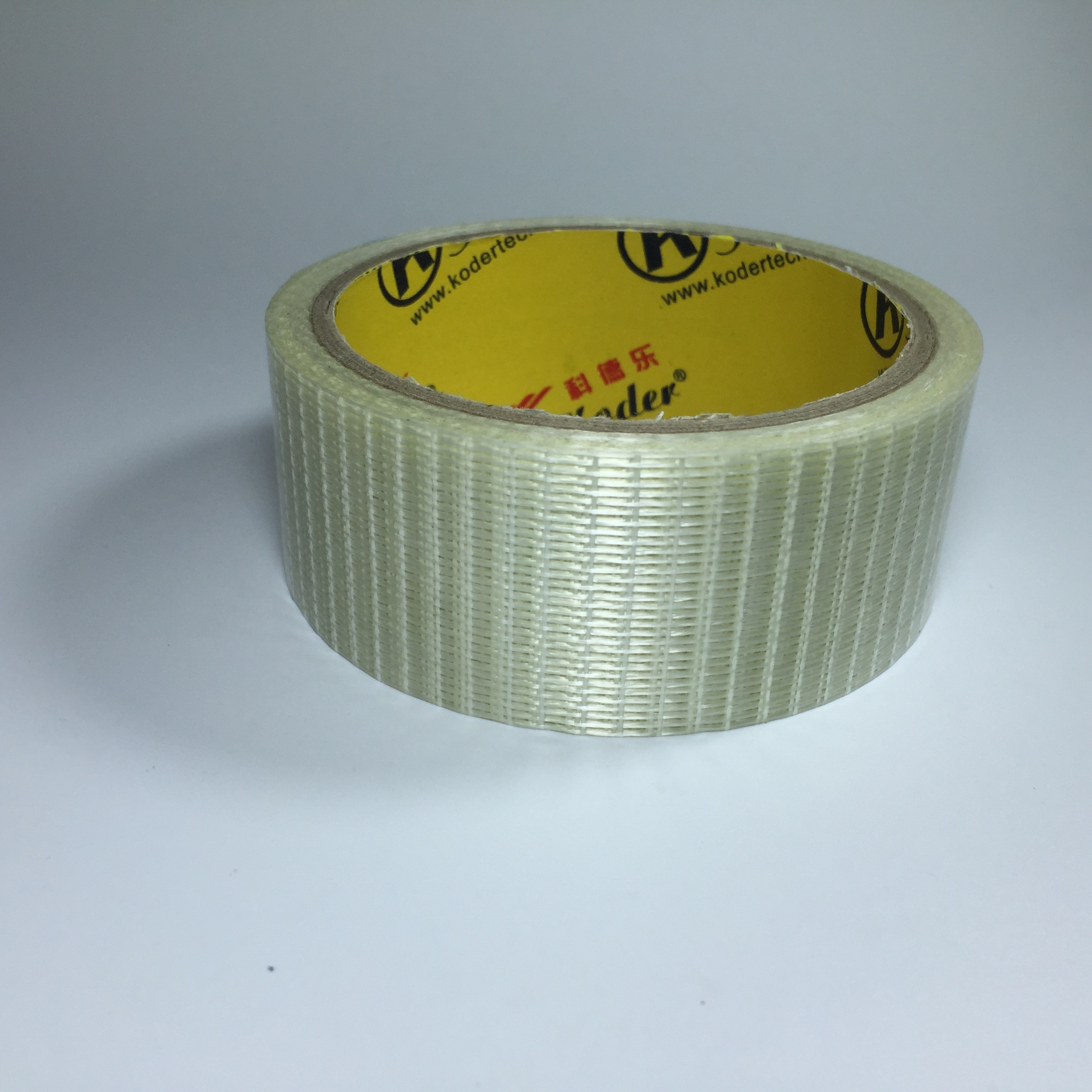 PET Fiberglass Mesh Filament Transparent Adhesive Tape Double Sided For Carpet Excellent Self Adhesion