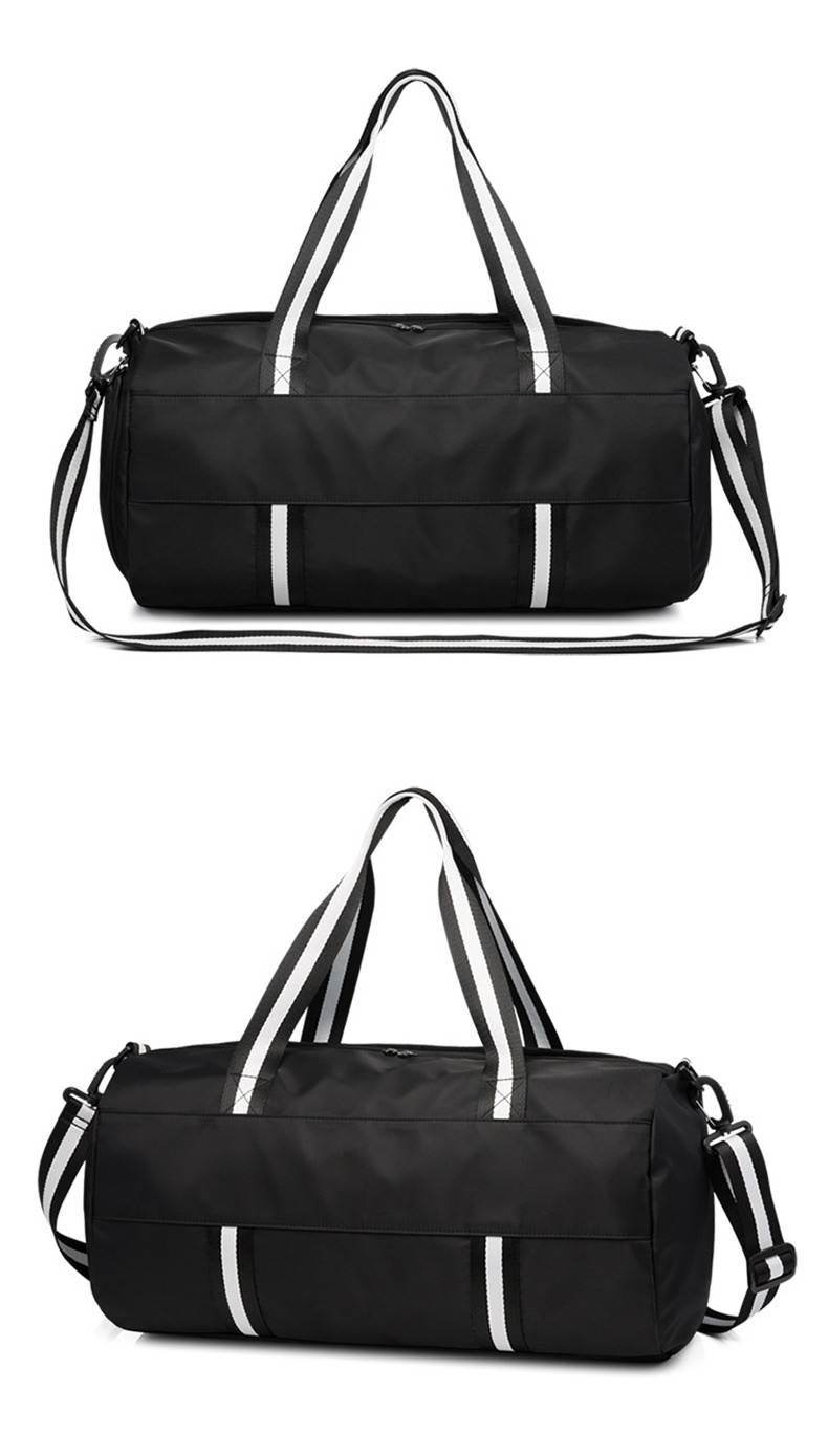 29L Sports Gym Bag Oxford Waterproof Travel Bags With Shoe Pocket