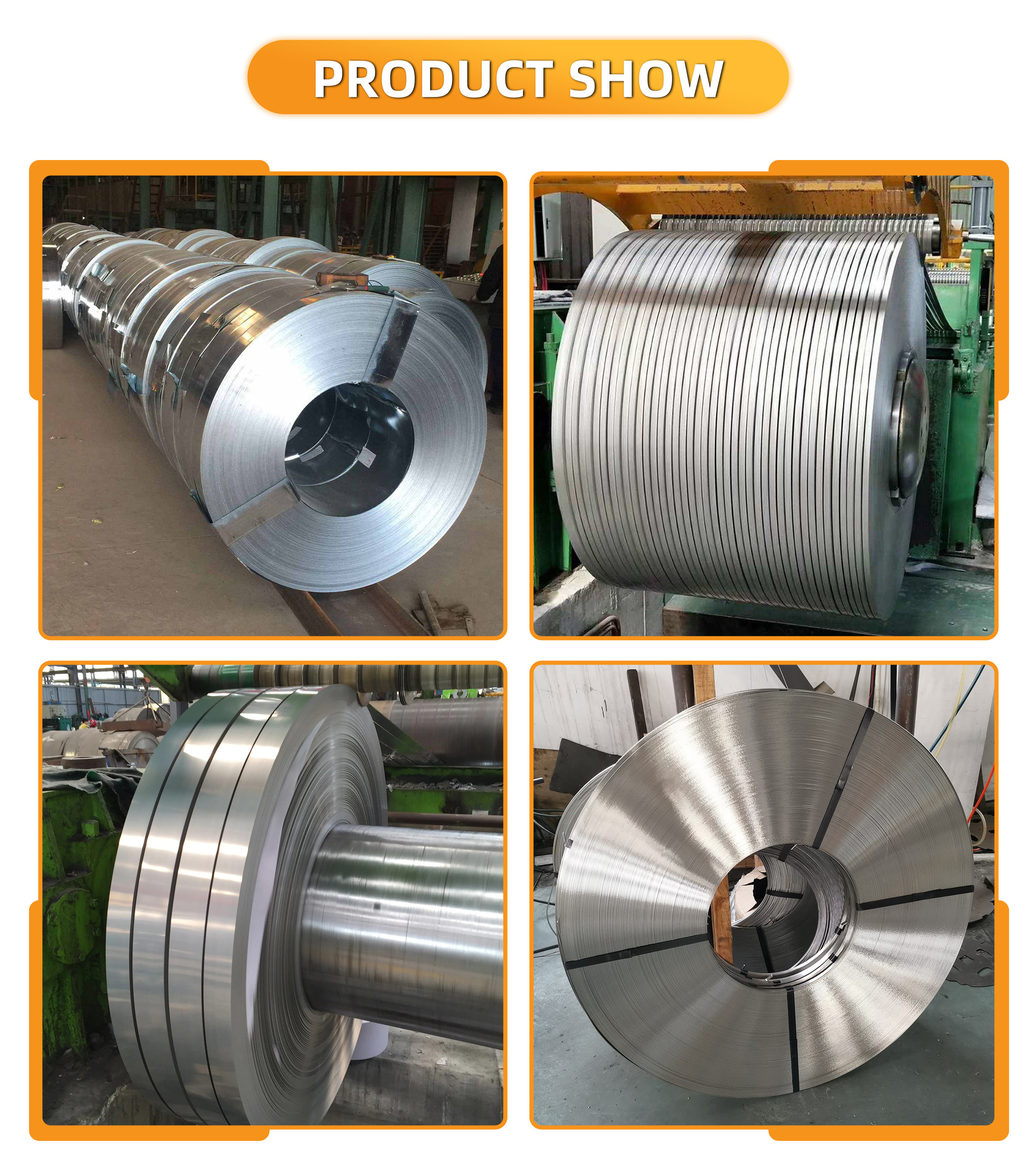 1.4037 X65cr13 Stainless Steel Strip Polished Cold Rolled SS Strapping Band