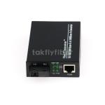 1550nm DC5V 120km Fiber Optic Media Converter Single SC Slot 1000M