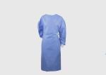 Size 120 * 140cm Anti Bacterial Disposable Surgical Gown Degradable With Iso