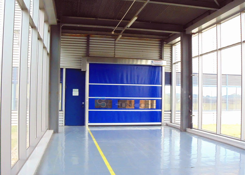 Industrial High Speed Shutter Door Durable Standard Plywood Package