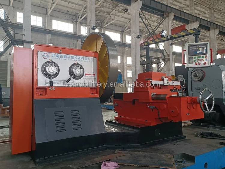 Standard Large Floor Type Lathe For Machining 2500mm Shipyard Propeller