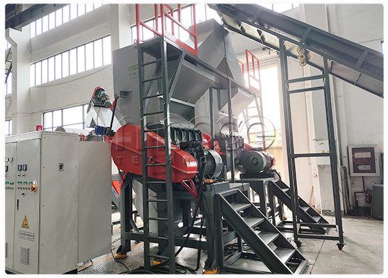 Industrial Recycle Pet Bottle Crushing Rigid Plastic Flakes Washing Recycling Plant