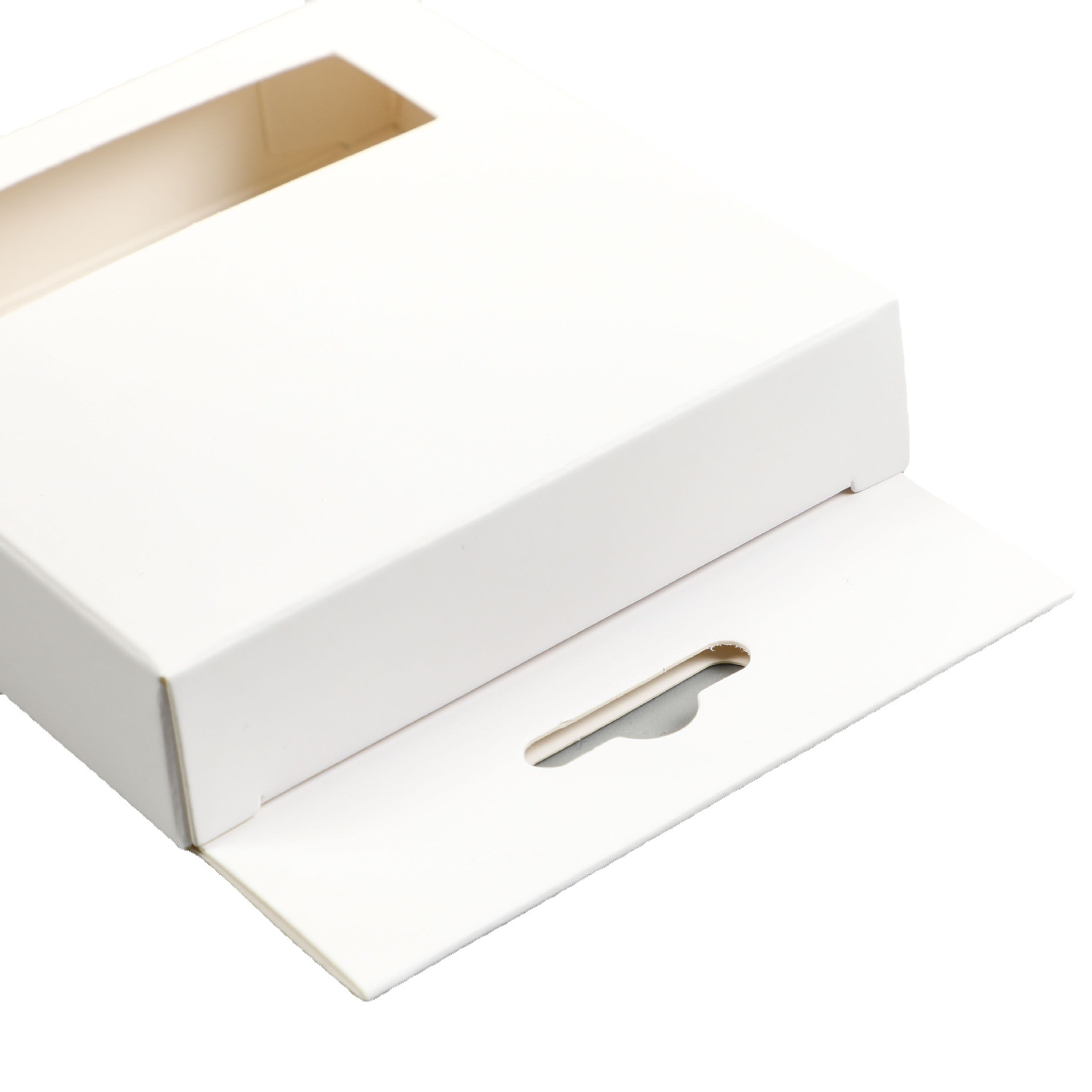 Recycled Materials Square Electronic Data Cable Earphone Packaging Cardboard Paper Box