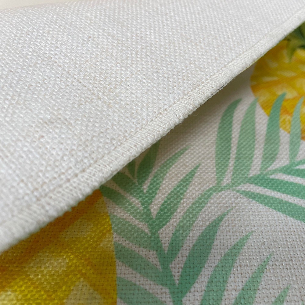 Double Sided Sublimation Blank Linen Table Mat For Sublimation Photo Printing