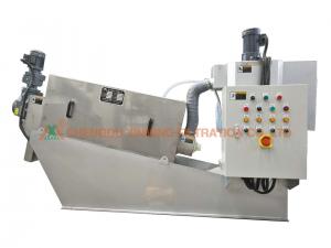 China New Type Filter Press Sludge Dewatering Machine 555mm Height Of Mud Exit From Ground wholesale