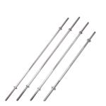 1200mm 1500mm 1800mm Solid Chromed Crossfit Barbell Bar With Sinlcok