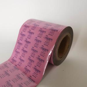 China 125mm 75 Micron 3 Mil Adhesive Sticker Roll wholesale