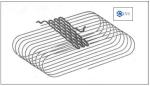 High temperature resistance endless woven coil wrapper belt