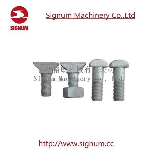 Clip Bolt for Rail Fishplate, Made in China Customized Track T Bolt with Nut