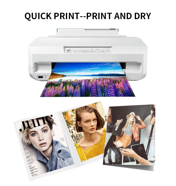 220g Bright White Double Side Inkjet Paper A3 Matte For Advertisement