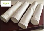 Round Homopolymer Acrylic Filter Bags Acid Resistance For Bag Filter