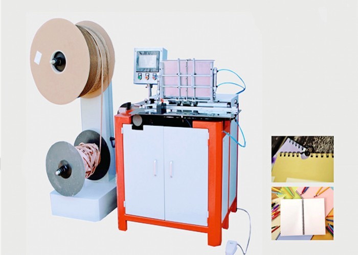 520mm 1ph Semi Auto Double Loop Wire Binding Machine Nanbo Brand