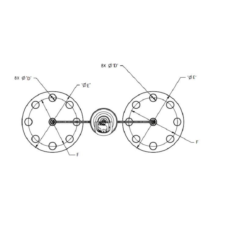 Rose-Mount 3251 Subsea Qualified Differential Pressure Transmitter With Rose-Mount Pressure Transmitter