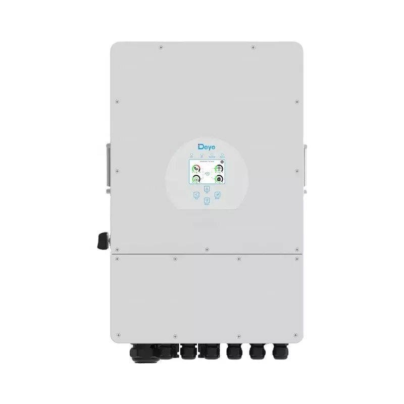 8kw 2 Mppt Solar Inverter IEC Three Phase Hybrid Inverter With Battery Storage