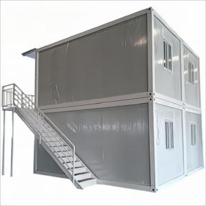 China Portable 2 Story Modern House Bed 2 Room 20ft Prefab Container Houses for Office Building wholesale