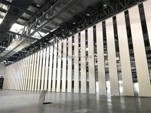 China Aluminum Frame Banquet Hall Partition Wall 80mm Thickness High Durability wholesale