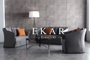 China Classical Gray Color Modern Sofa Set Living Room Design A18 wholesale