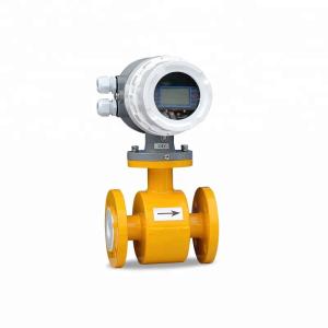China Sewage Water Flange Electromagnetic Flow Meter With PTFE Liner wholesale