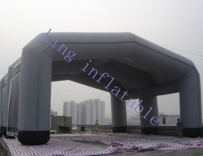 0.6mm Pvc Tarpaulin Air Sealed Inflatable White Tent For Event / Warehouse