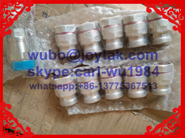 DIN 7/16 adaptor DIN 7/16 female to DIN 7/16 male with washer and nut all brass factory selling