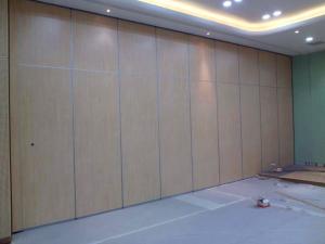 China Melamine Board Gym Acoustic Partition Wall / Ballroom Soundproof Folding Walls wholesale
