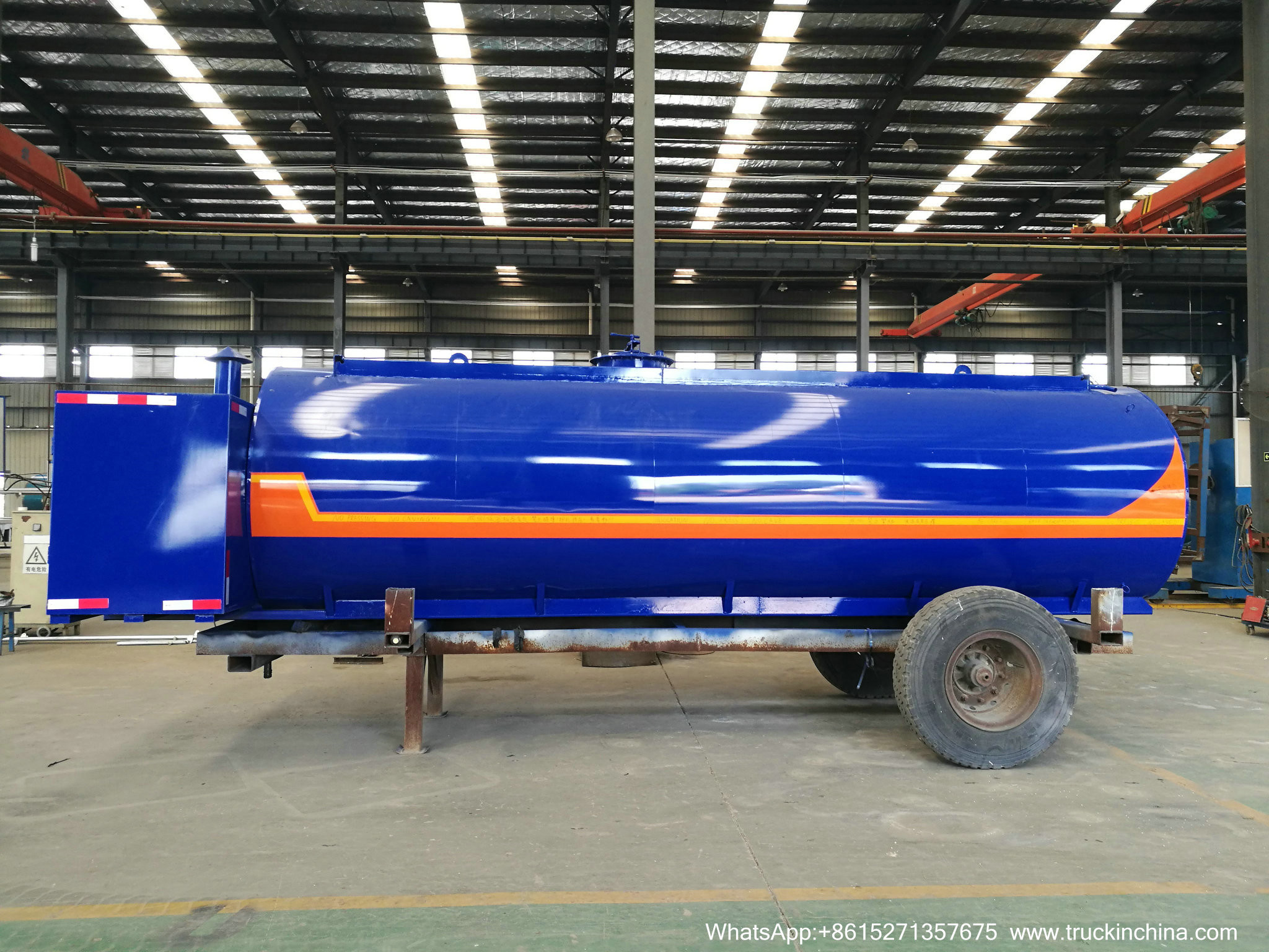 9m3 Hot Asphalt Tank for Tanker Lorry Upper Body WITH BALTUR DIESEL OIL BURNER GEAR PUMP WhsApp:+8615271357675