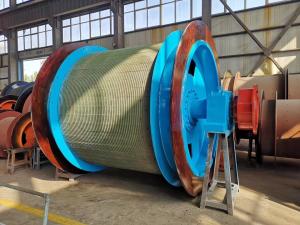 China Mine Winder Steel Multi Rope 62KN Friction Hoist wholesale