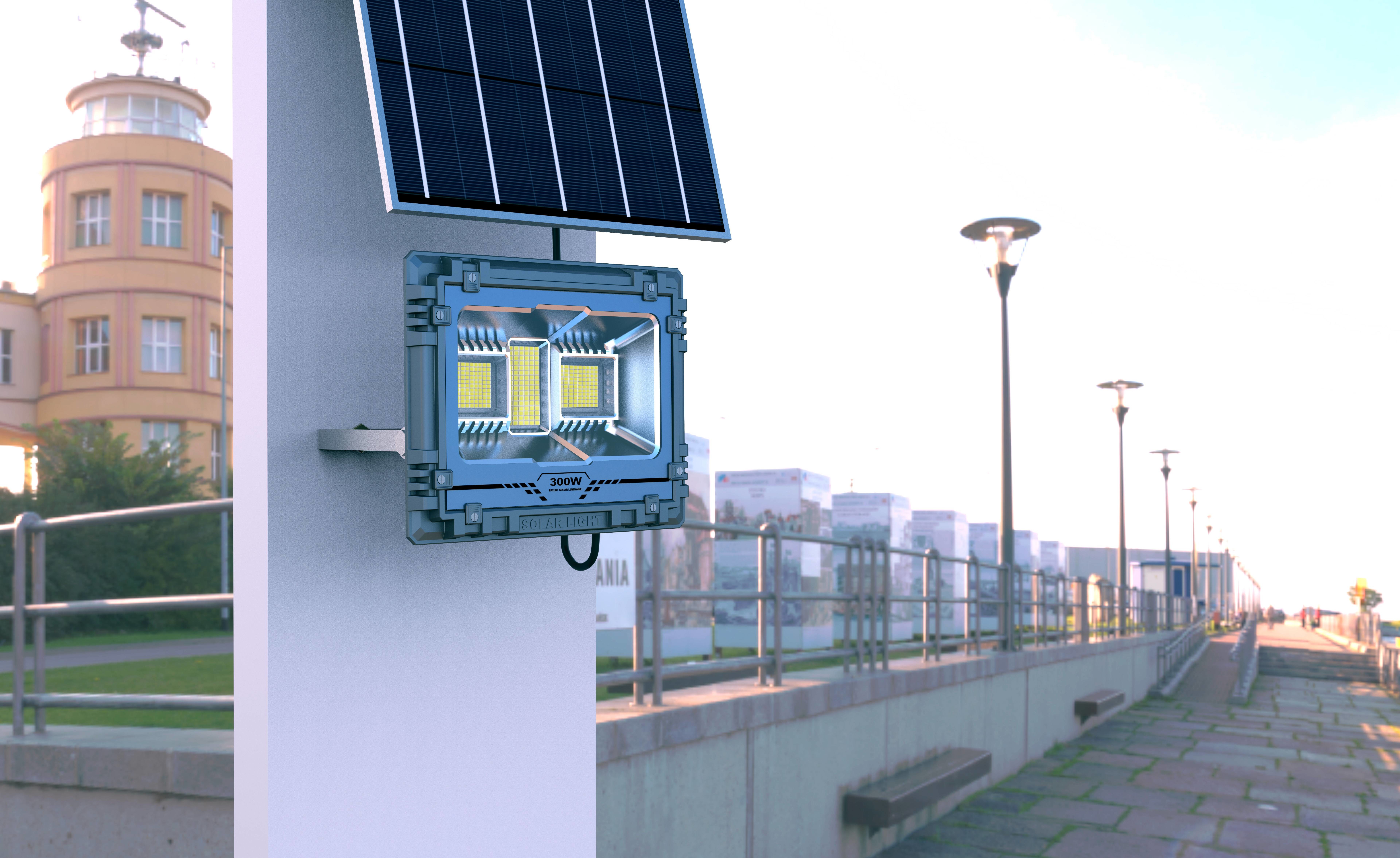 RGB Solar Flood Light 515LM Bluetooth LED Flood Light IP65 With Music Rhythm Function
