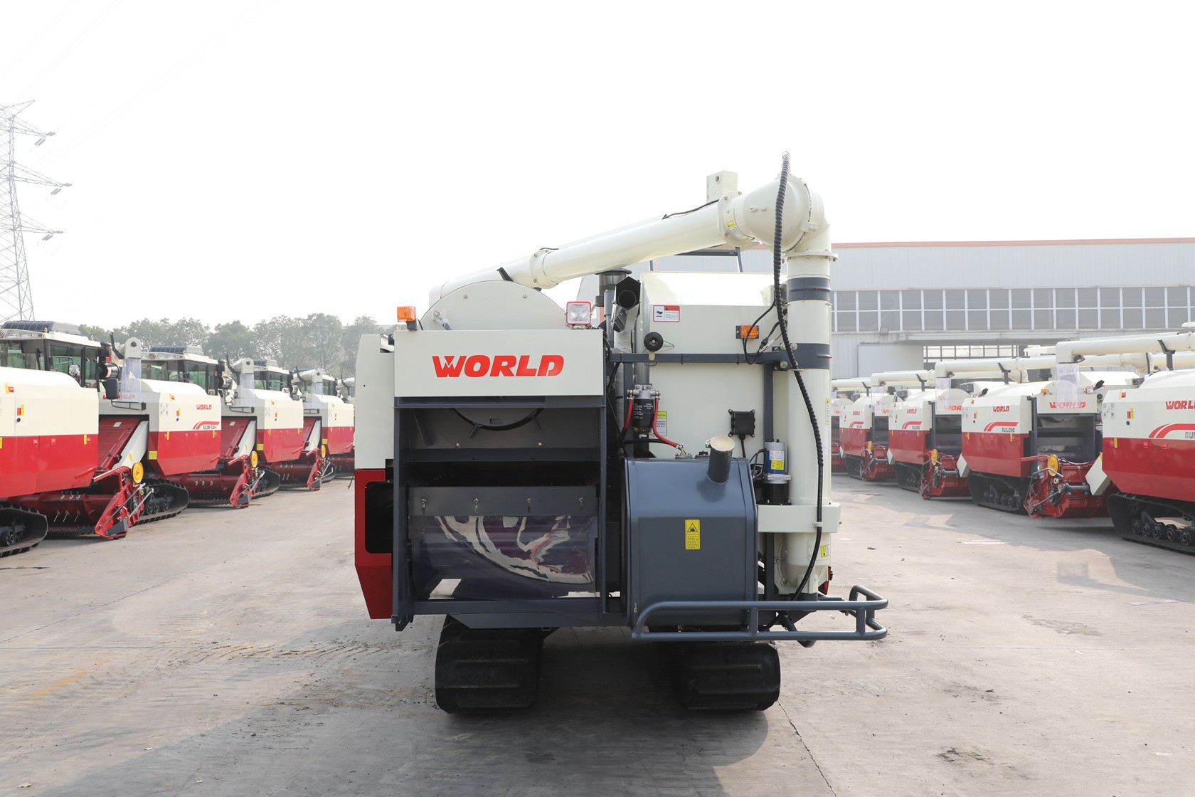 RL（4LZ-6.0P）102hp TRACK COMBINE HARVESTER crops rice grain tank combine machinery MADE IN CHINA