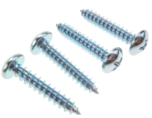 DIN 7981 Pan Head Self Tapping Screws Plastic Galvanized Cross Recessed